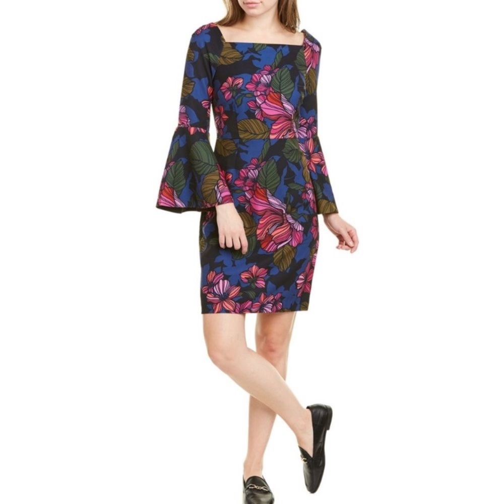 🌺Trina Turk Miley 2 Bell Sleeve Dress